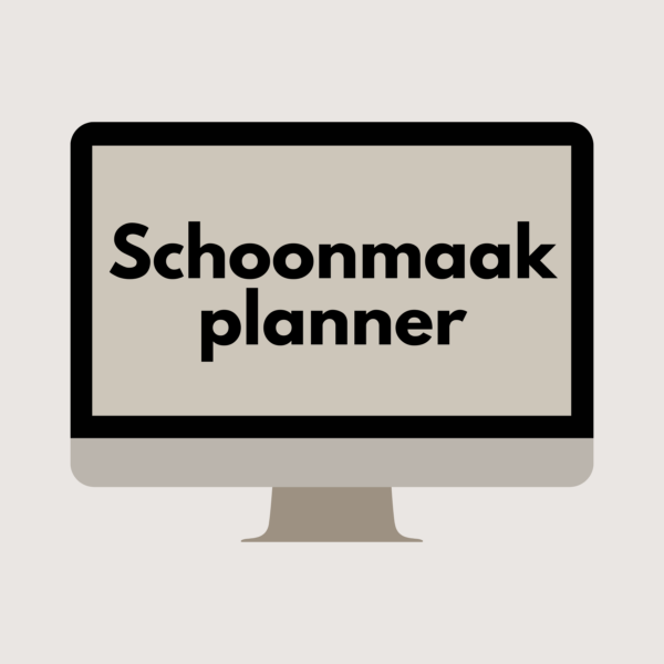 digitale schoonmaakplanner