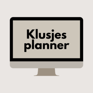 klusjes planner