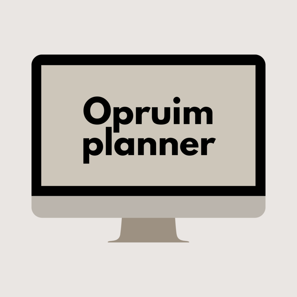 Opruim planner